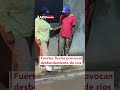 Fuertes lluvias provocan desbordamiento de ríos en San Juan