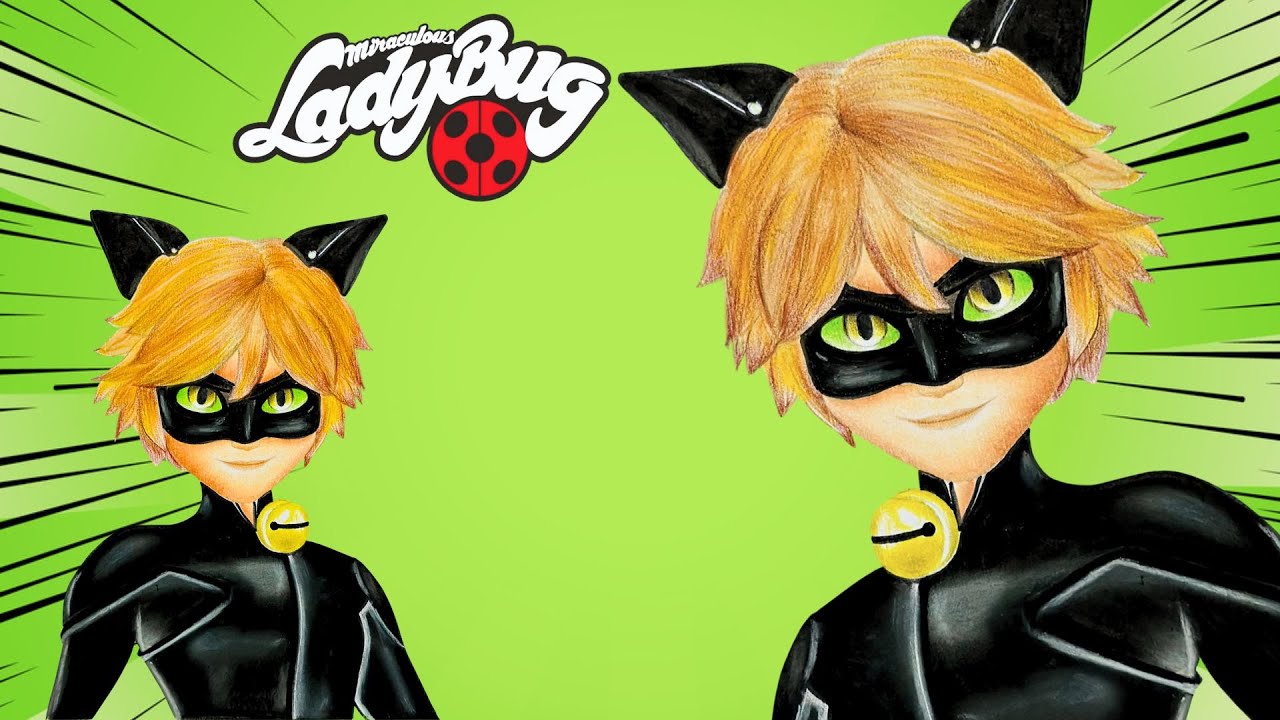 Chat Noir Miraculous Dessin Couleur
