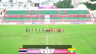 Myanmar U19 vs Thailand U19 ASEAN Championship U 19 Highlights