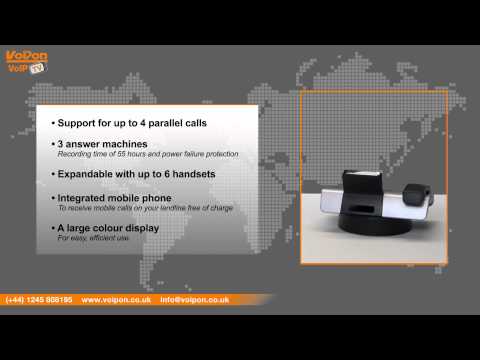 Gigaset DX800A VoIP Phone Video Review / Unboxing