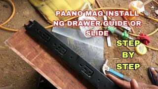 Paano Magkabit Ng Drawer Guide Step By Step