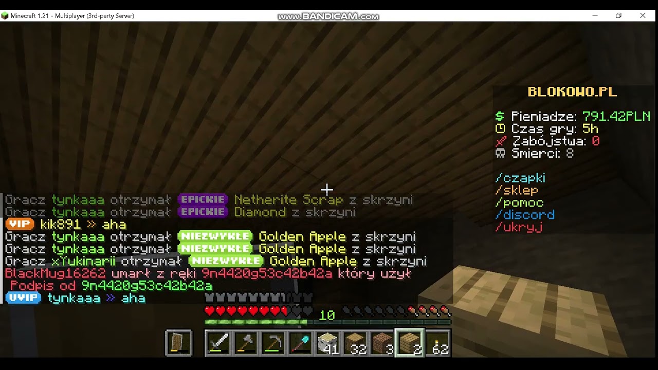 MOJA NOWA BAZA w MINECRAFT NA SERWERZE BLOKOWO