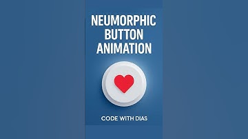 Neumorphic Button Animation in Flutter 🔥 Smooth UI Design Demo #flutter #coding #tutorial  #shorts