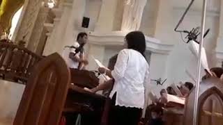 Telah lahir juru selamat koor natal Gereja Katedral Denpasar 2017
