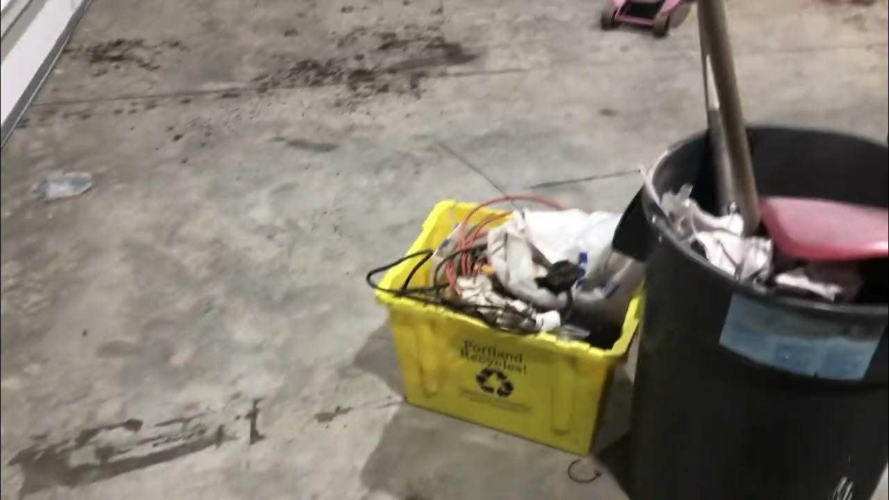 How I straighten bent Honda Odyssey FL250 frames YouTube