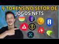 9 TOKENS DO SETOR DE JOGOS NFT PARA FICAR DE OLHO