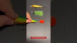 TOP 4 PERCH Lures for OCTOBER '22 🤯 #shorts