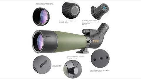 Gosky 2019 Updated Newest Spotting Scope with Tripod