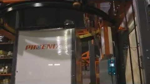 Automatic Rotary Ring Wrapper Film Cut & Wipe System | Phoenix