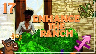 DAY IN THE LIFE OF JASMINE🧡ENHANCE THE RANCH🧡#17🐎 The Sims 4