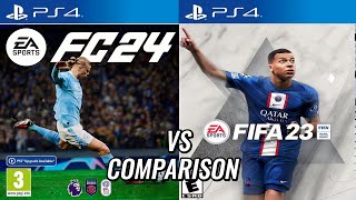 EA FC 24 Vs FIFA 23 PS4