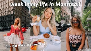 week in my life in Montreal