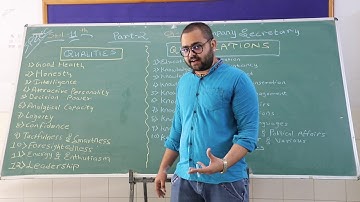 std 11th S P  & C C  PART 2 Ch 2 Company Secretary part 1