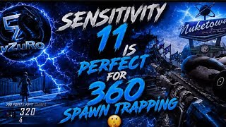 Sensitivity 11 is perfect for 360 Spawn trapping 🤫