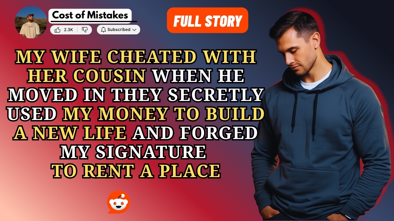 My Wife Cheated With Her Cousin When He Moved In, They Secretly Used My Money To Build A New Life.