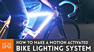 Motion Activated Bike Lighting Prototype (using Arduino 101) // How To | I Like To Make Stuff