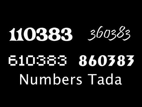 QUAD VISION NUMBERS - Numbers 1 to 1000000 - YouTube