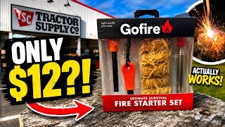 Tractor Supply’s $12 Survival Fire Kit - GoFire Ultimate Survival Fire Starter Set