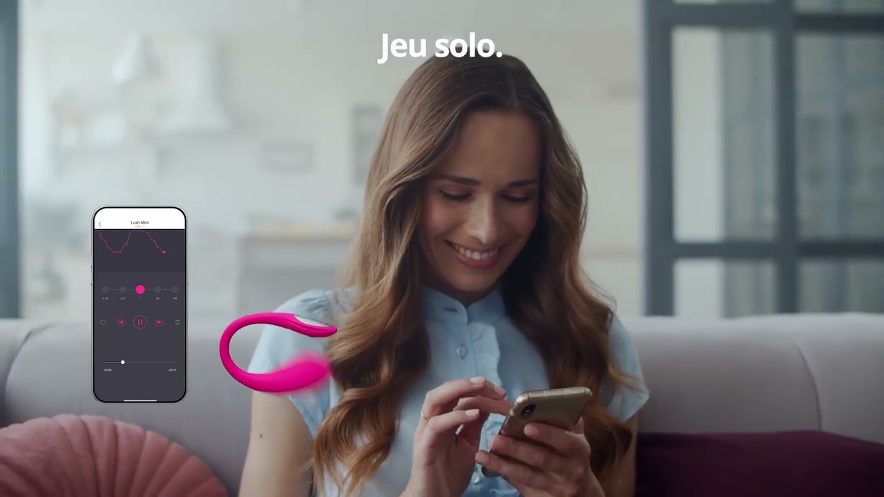 Lush Mini de Lovense – Petit, puissant et connecté  Œuf vibrant intelligent pour plaisir discret 💗