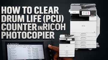 Ricoh Copier Maintenance: Reset Drum Unit (PCU) Life Counter Step-by-Step