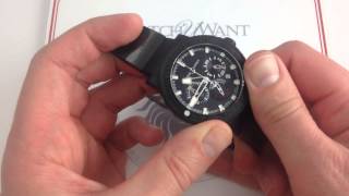 Ulysse Nardin Marine Diver Black Sea Chronograph Luxury Watch Review