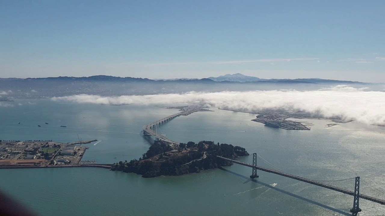 Flying over San Francisco downtown YouTube