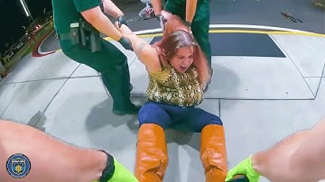 Karen veroorzaakt enorme scène in vliegtuig en heeft er meteen spijt van | Karen wordt gearrestee...