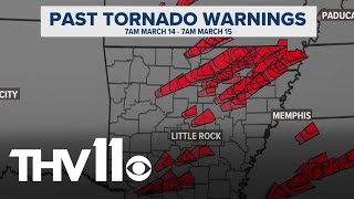 At least 3 dead, 32 injured after tornado outbreak in Arkansas
