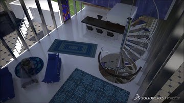 SOLIDWORKS Visualize Architectural Example Sun Study