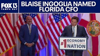 Gov. DeSantis appoints Blaise Ingoglia as new Florida chief financial officer