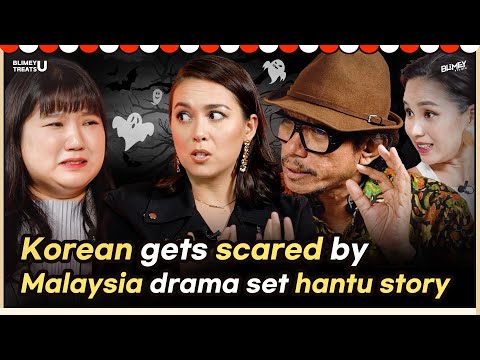 Khir rahman dan Siti Saleha takutkan orang Korea dengan cerita hantu Malaysia |  Blimey Treats U