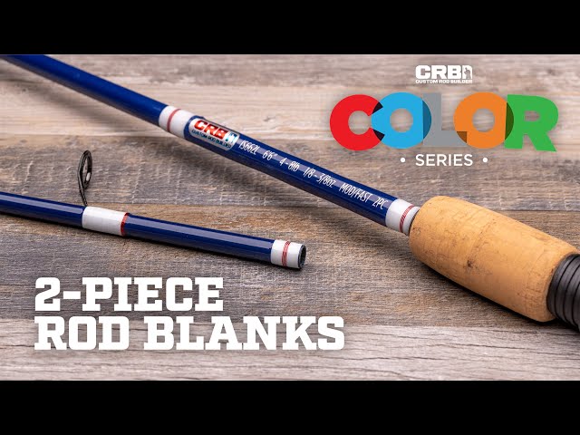 Build a Great Travel Fishing Rod with the CRB 2-Piece Color Series Rod Kits