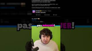 Fortnite ont fait une GROSSE Annonce !