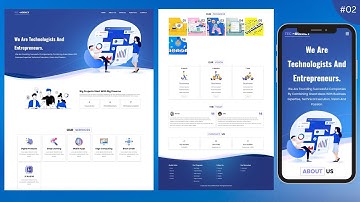 [2] How To Create a Responsive Website Using  HTML  & CSS  For Beginners | Step-by-Step Tutorial.