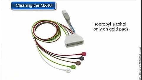 Philips IntelliVue MX40 Patient Monitor - AA Batteries and Cleaning