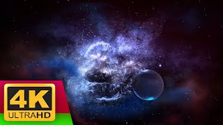 Spectacular space journey - Relaxing 4K video with Ambient Music