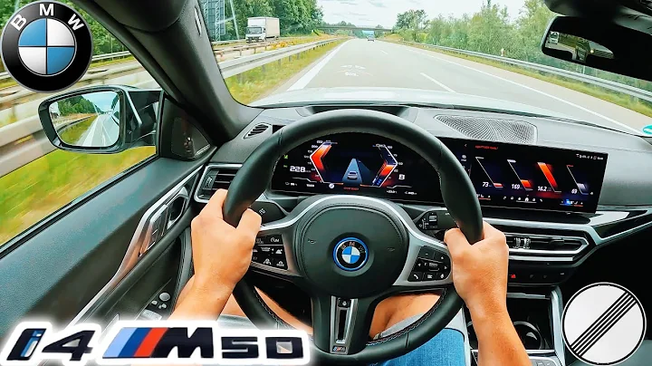 2024 BMW i4 M50 | 544PS | TopSpeed Drive on German Autobahn