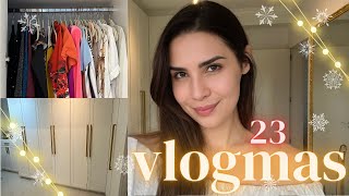 MINIMALISMO | Organizando o guarda-roupa + antes e depois do desapego #VLOGMAS 23 ⭐