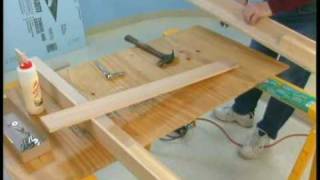 Build a model train layout: Model railroad benchwork train table how to Part 2 WGH