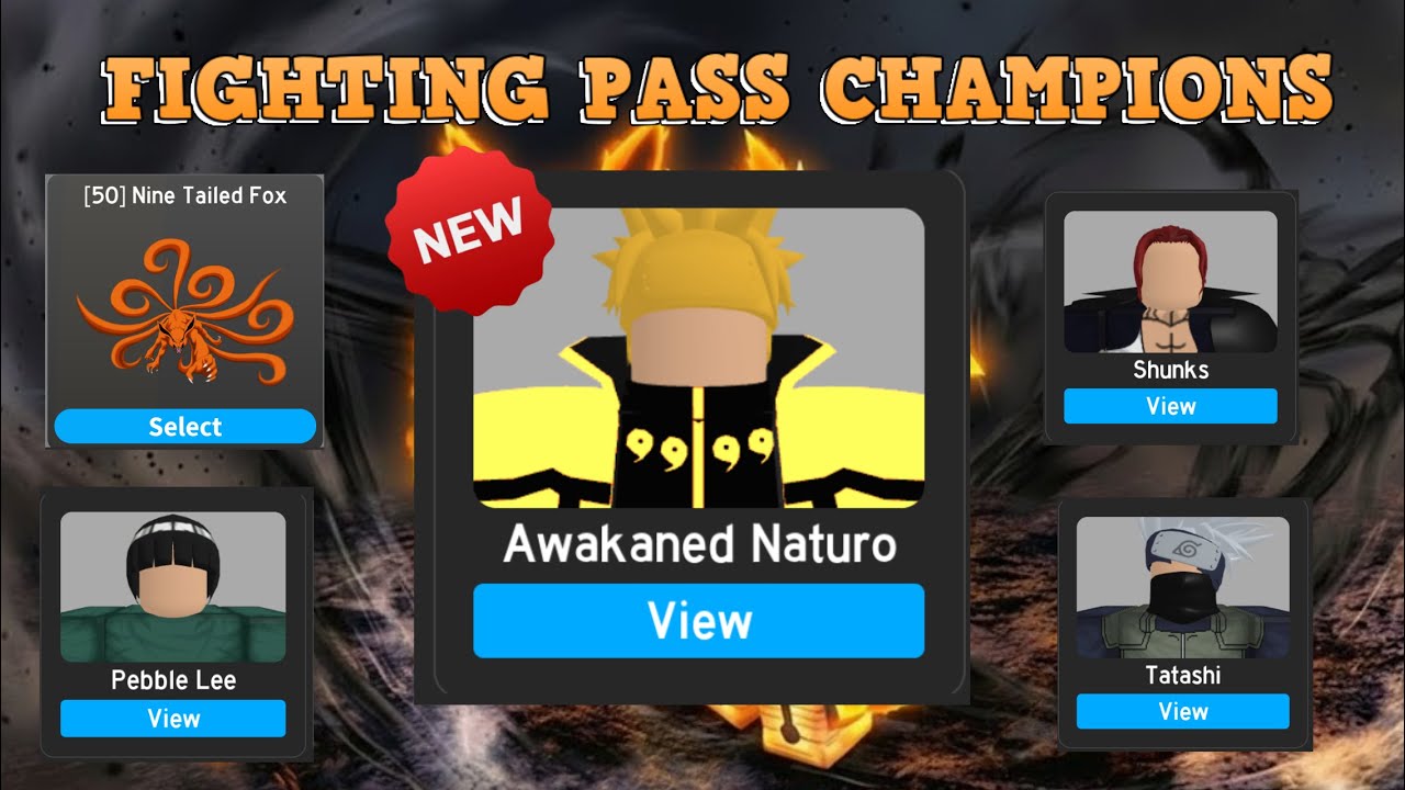 *NEW* Fighting Pass Champions Showcase In Anime Fighting Simulator ...