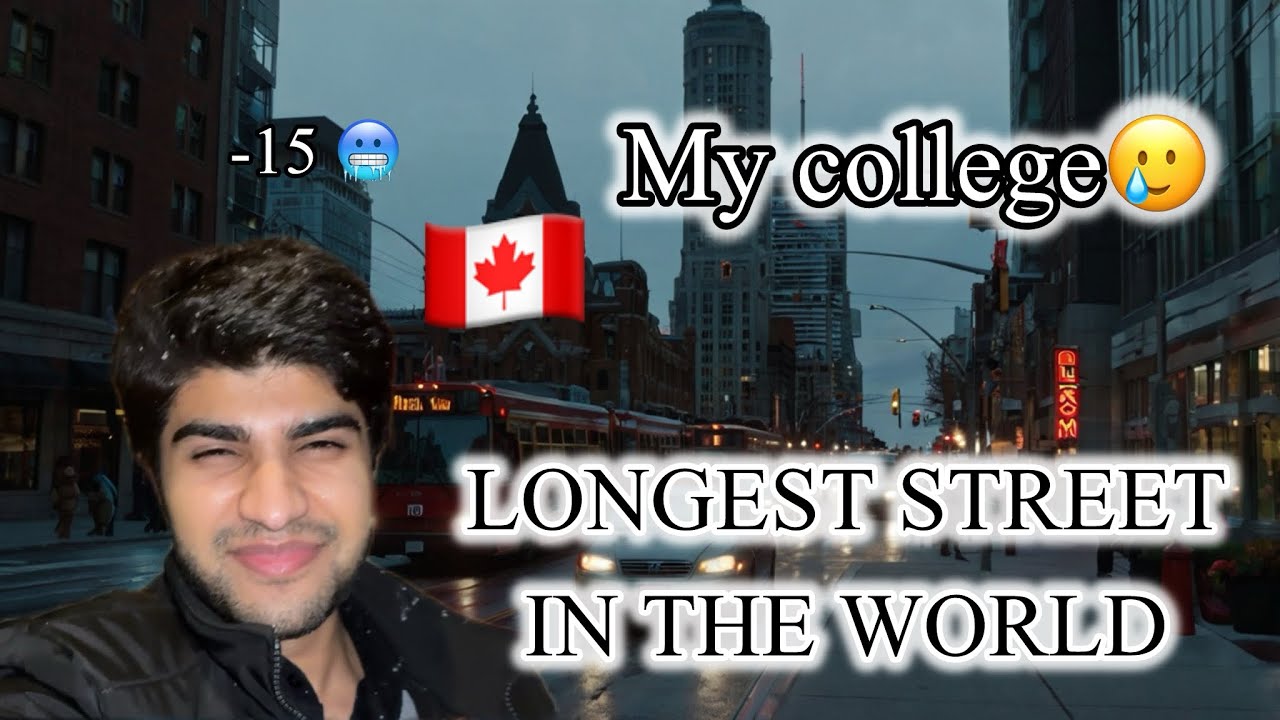 Visiting my college 🥲| Longest street in the World |Downtown Toronto ...