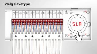 Danfoss Icon™ gulvvarme -  Sammenkobling af master og slave