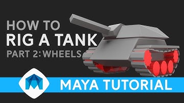 How to Rig a Tank in Maya | Tank Rig in Maya | Part 2 Wheels