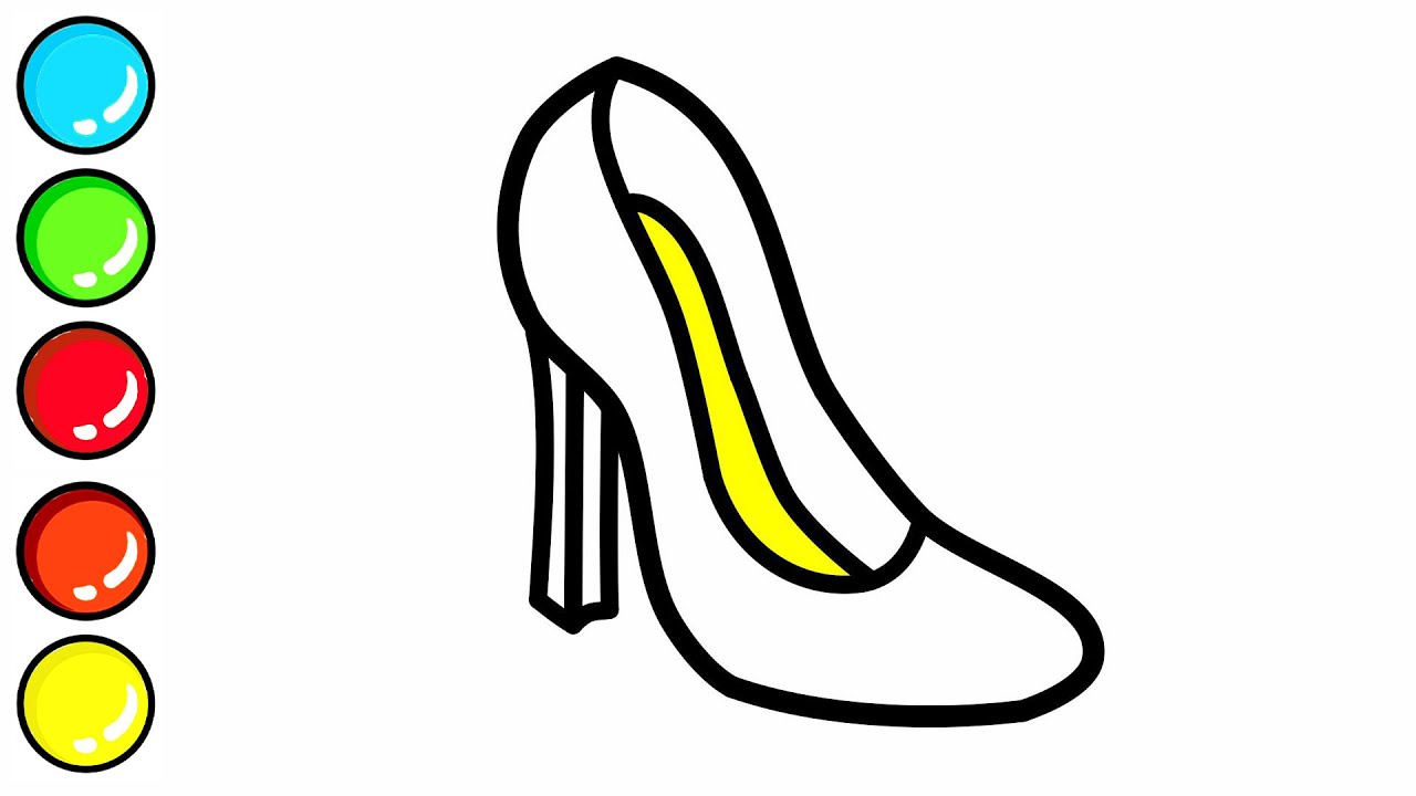 How to draw a shoe - YouTube