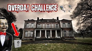 (SECRET SAFE?) OVERDAY CHALLENGE AT ABANDONED HOTEL | I FOUND A GIANT SAFE AND HELICOPERS SHOWED UP