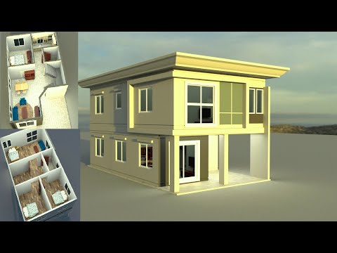 3d-home-design-plan:-exterior-and-interior-modeling-in-autodesk-maya