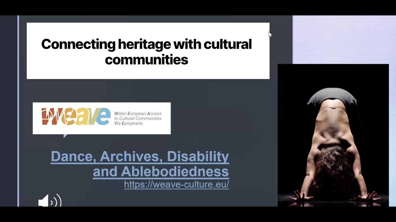 WEAVE CB LabDay Dance, Archives, Disability and Ablebodiedness