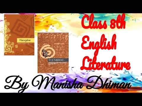 Lec 35 #Class 8th #English lit #chp 2#children at work 💼(part -2) #it so happen /Manisha Dhiman