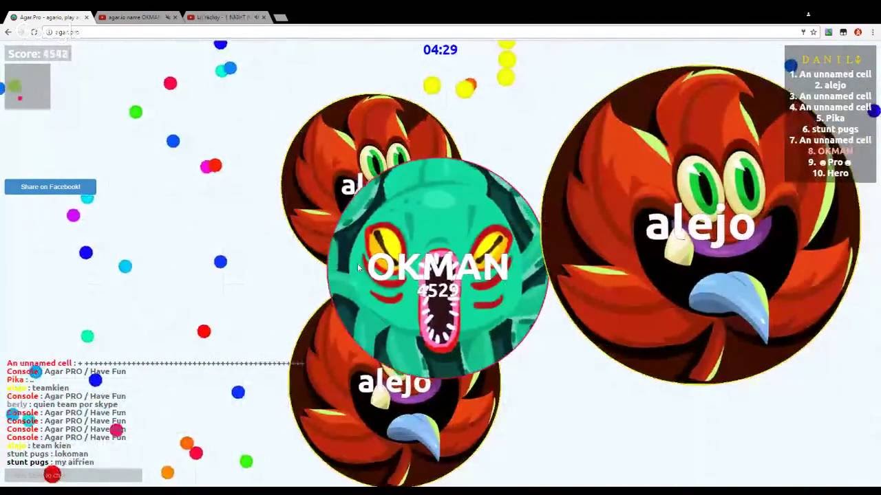 agar.io name OKMAN SKIN KRAKEN YouTube