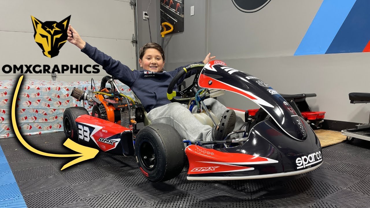 Before & After Go-Kart Graphics Transformation | LO206 COMPKART